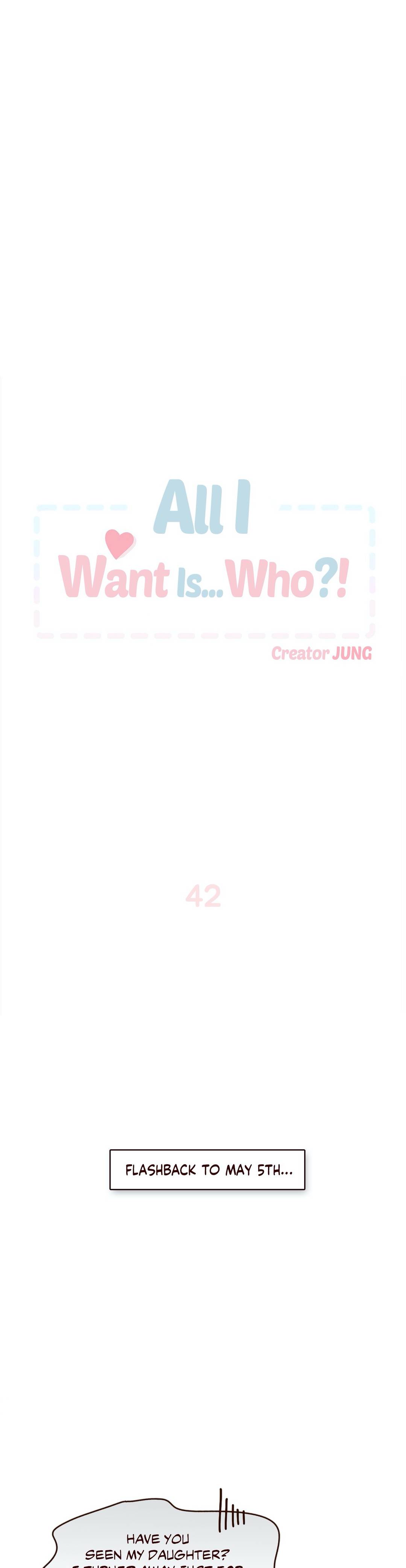 All I Want Is… Who! image