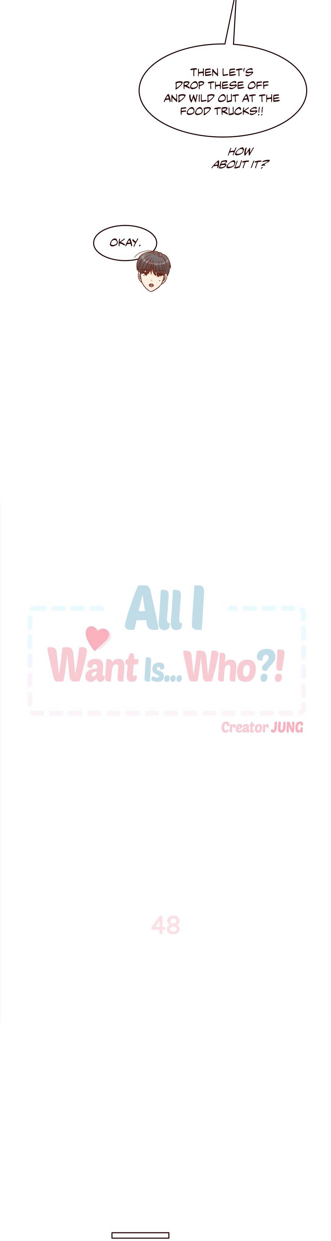 All I Want Is… Who! image