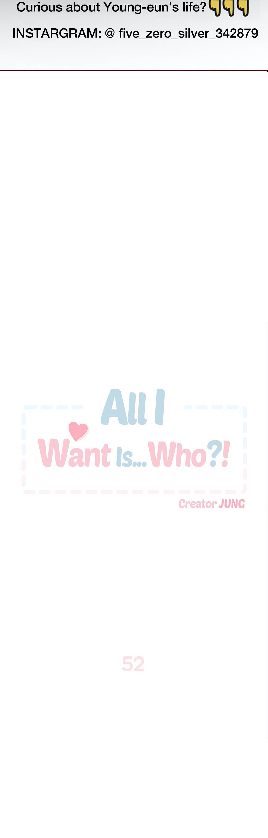 All I Want Is… Who! image