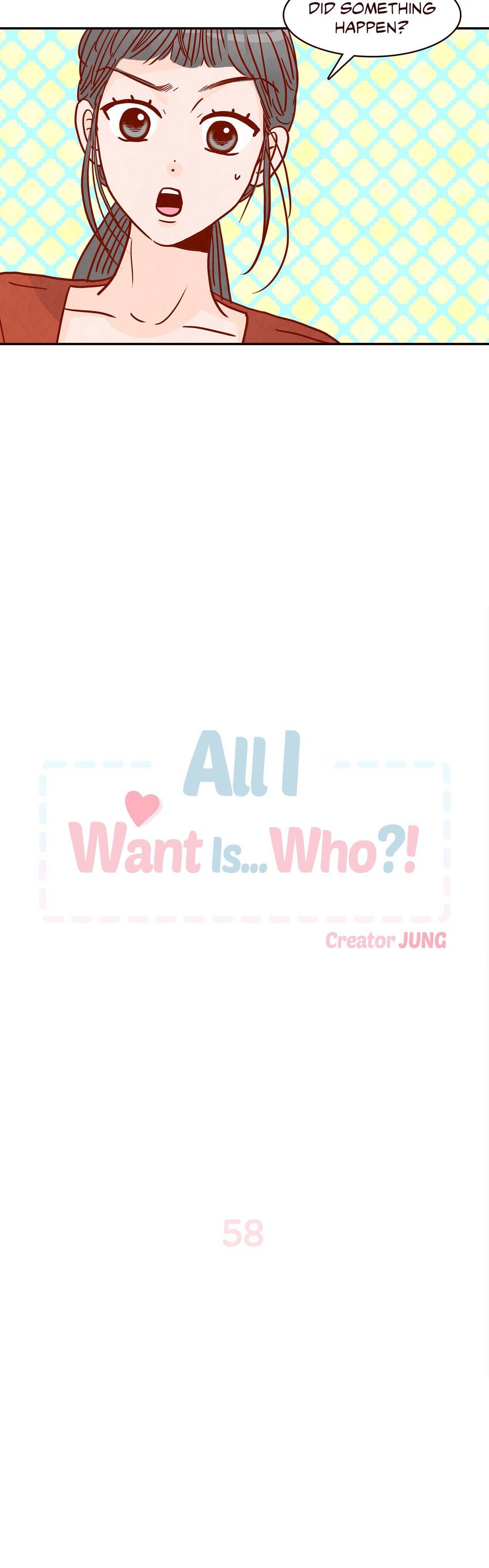 All I Want Is… Who! image