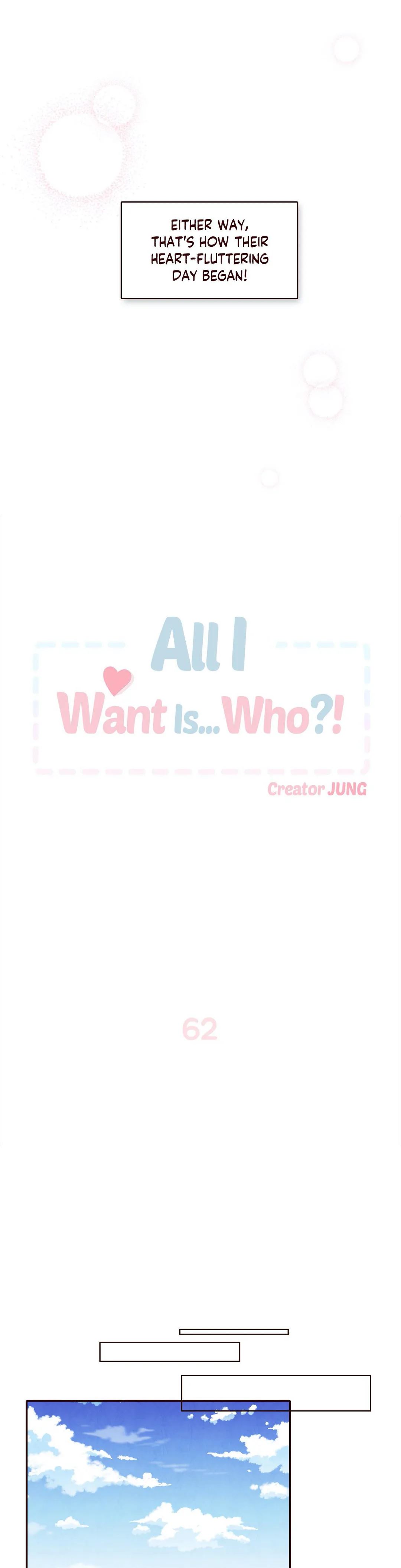 All I Want Is… Who! image