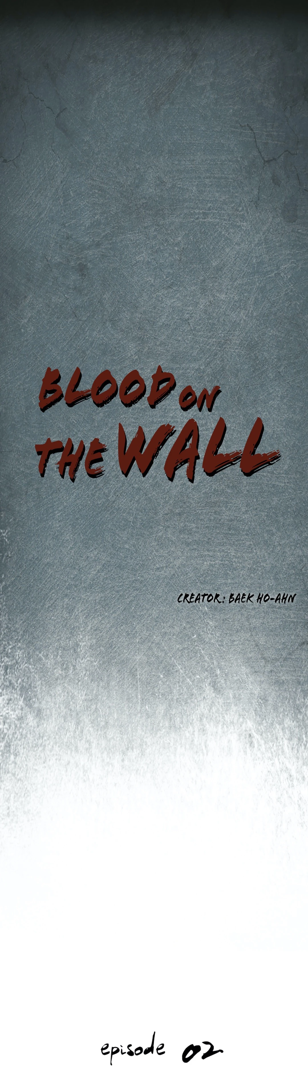 Blood on the wall image