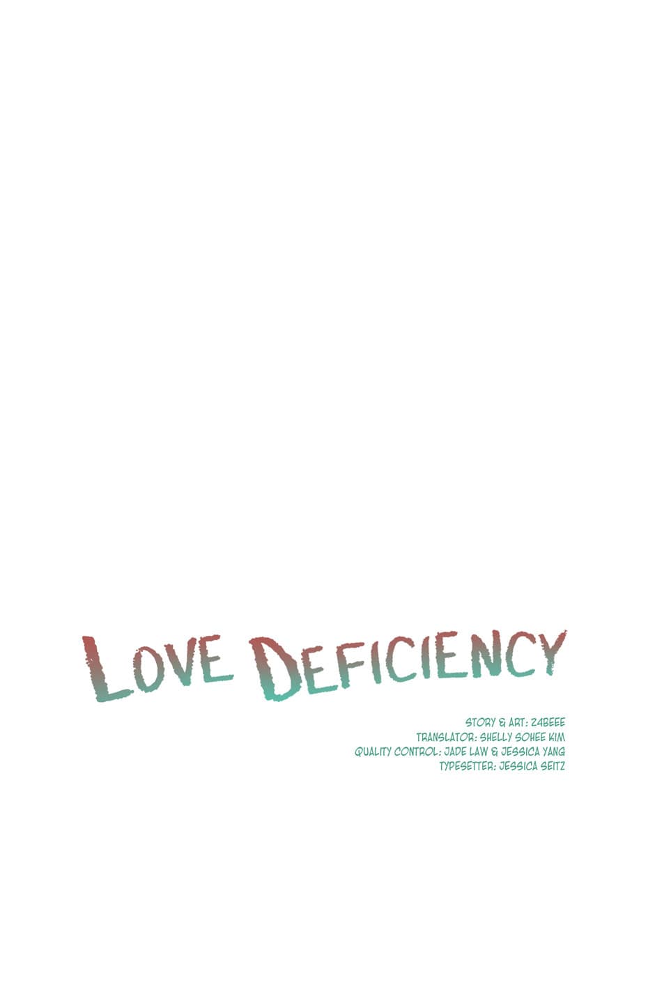 Love Deficiency image