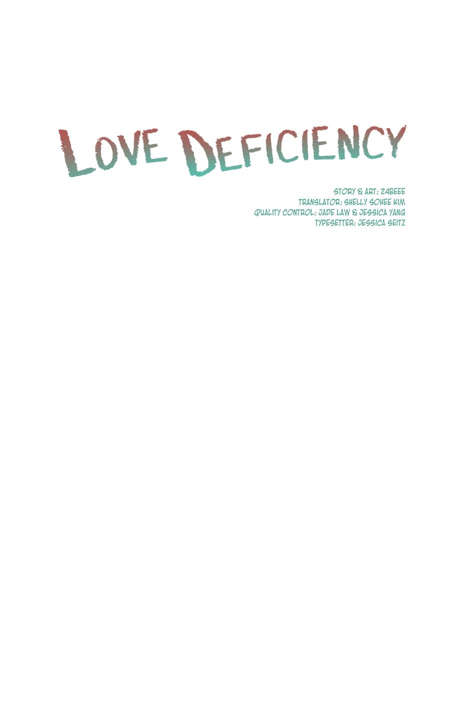 Love Deficiency image