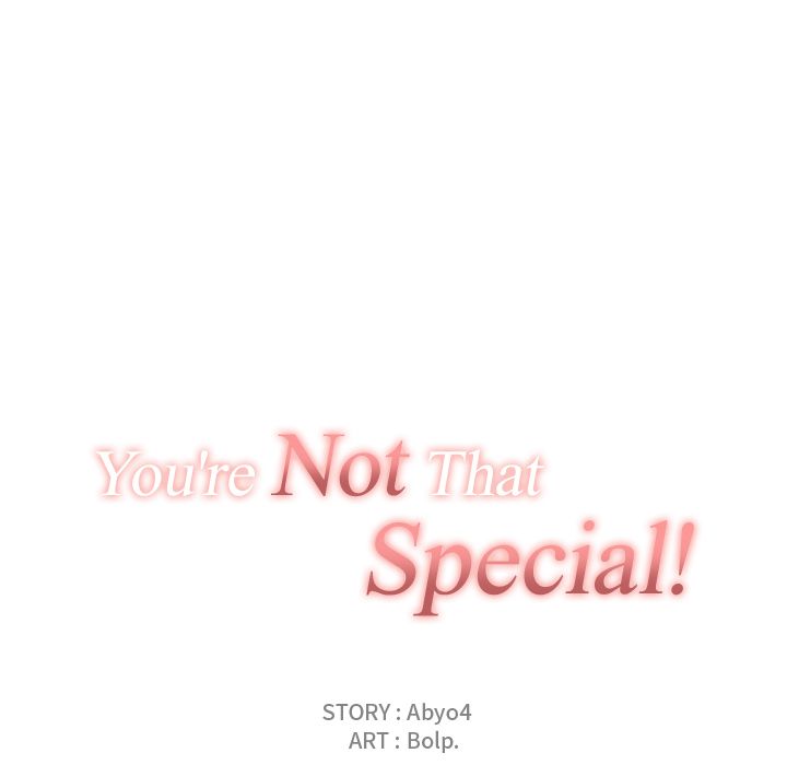 You’re Not That Special! image