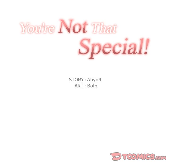 You’re Not That Special! image