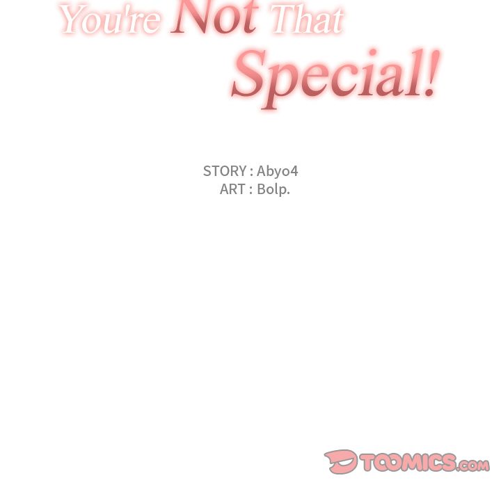 You’re Not That Special! image