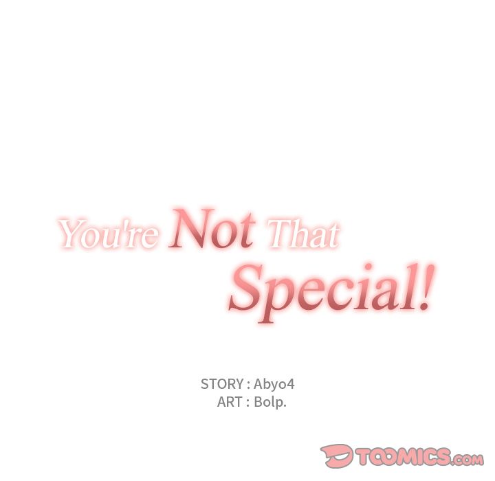 You’re Not That Special! image