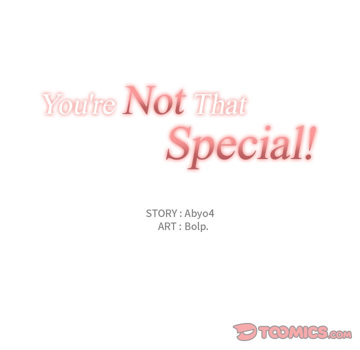 You’re Not That Special! image