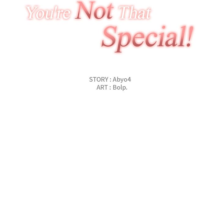 You’re Not That Special! image