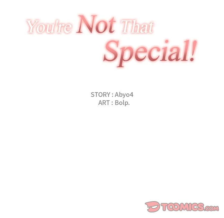 You’re Not That Special! image