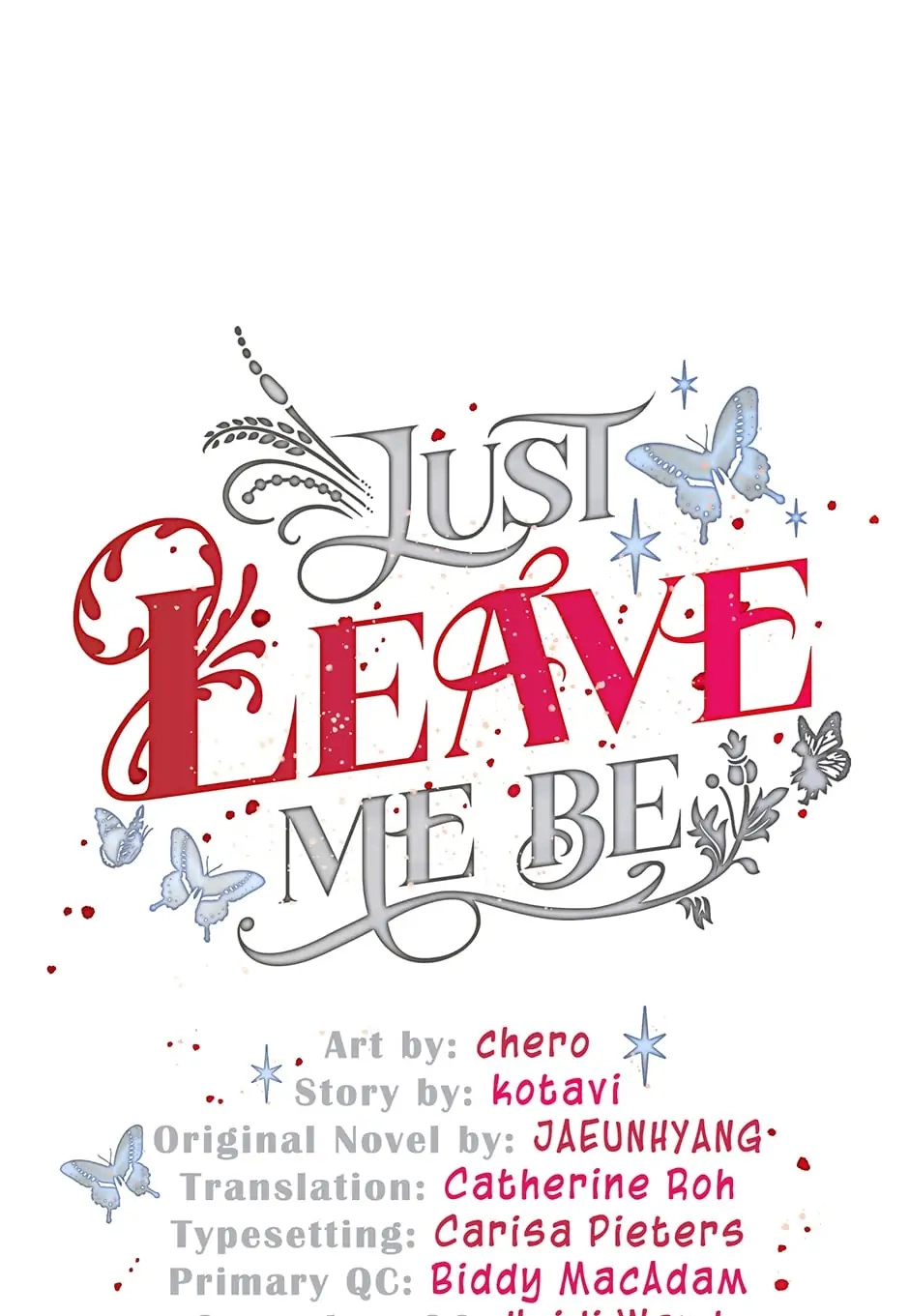 Just Leave Me Be image