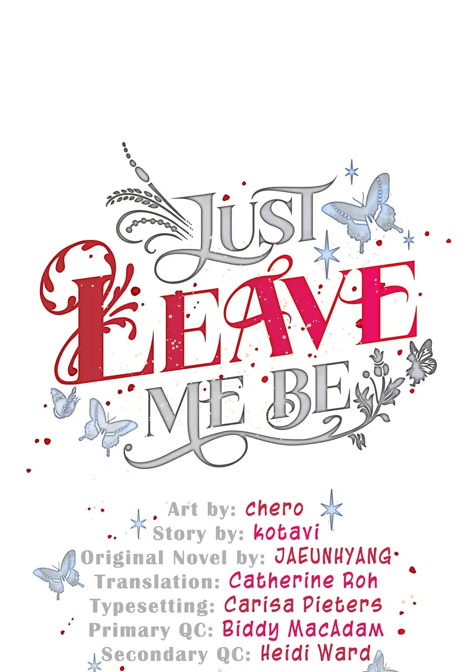 Just Leave Me Be image