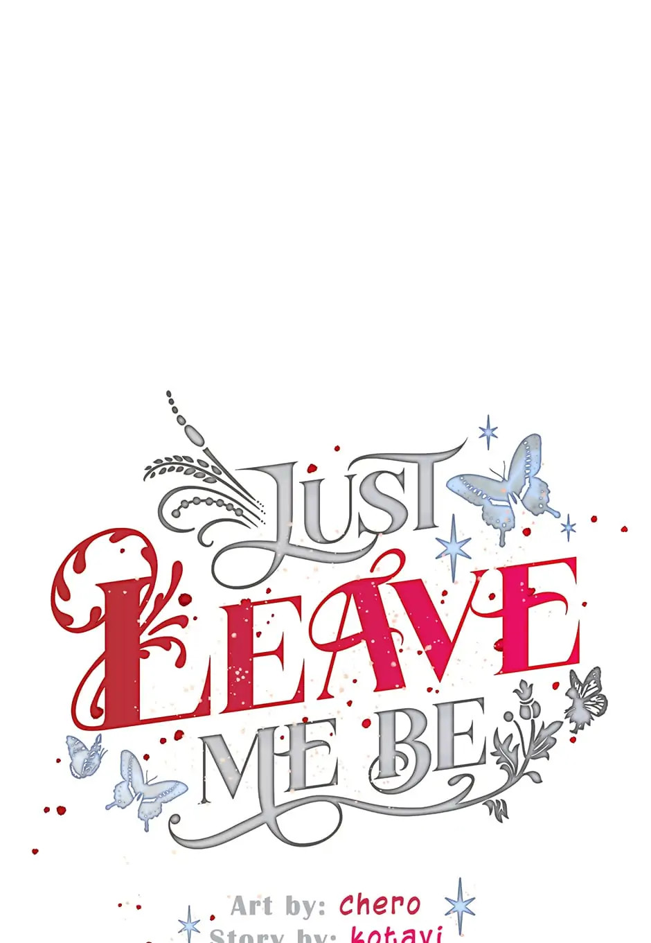 Just Leave Me Be image