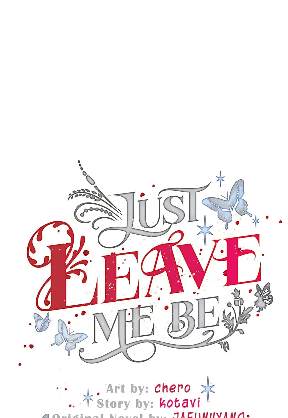 Just Leave Me Be image