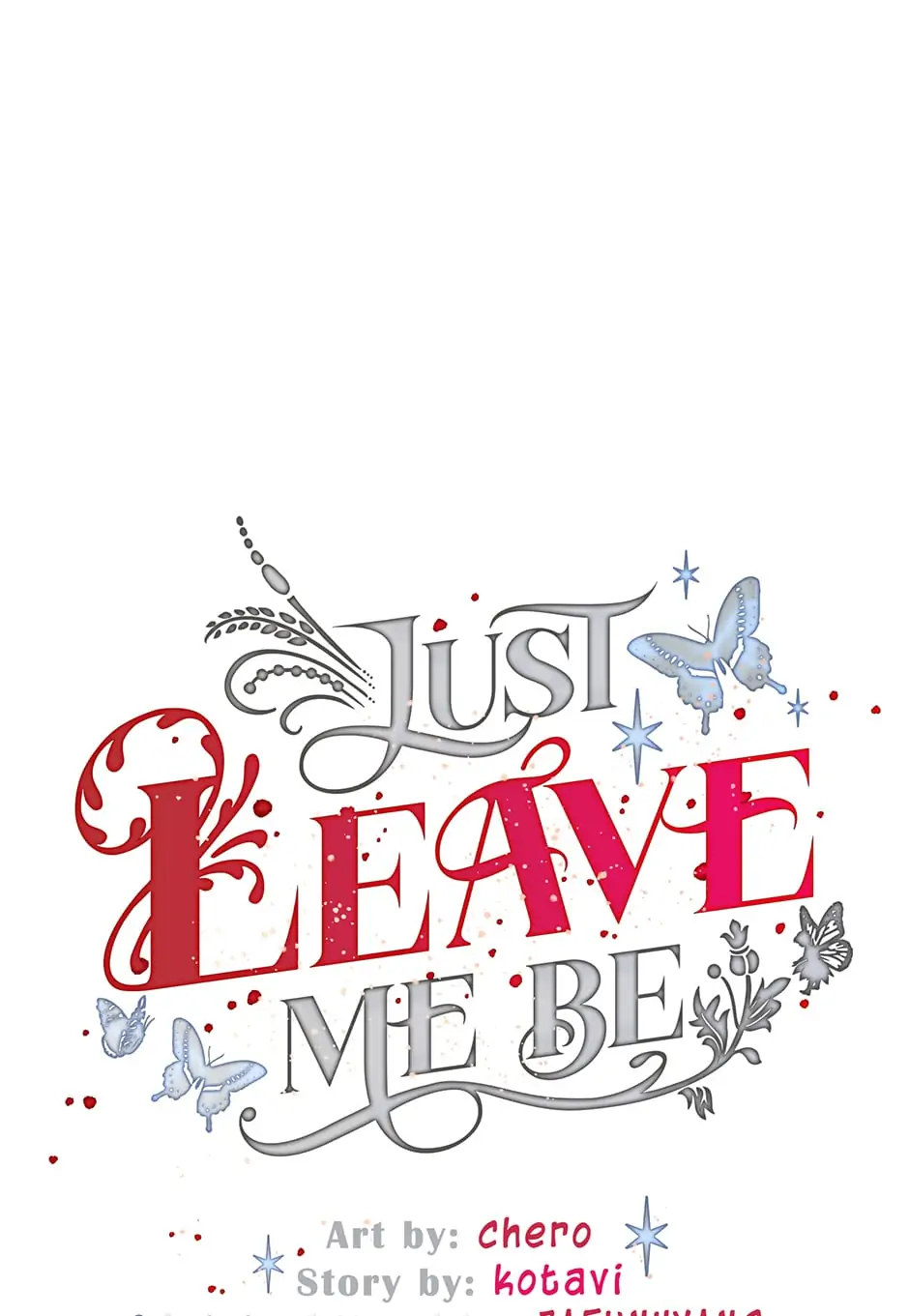 Just Leave Me Be image