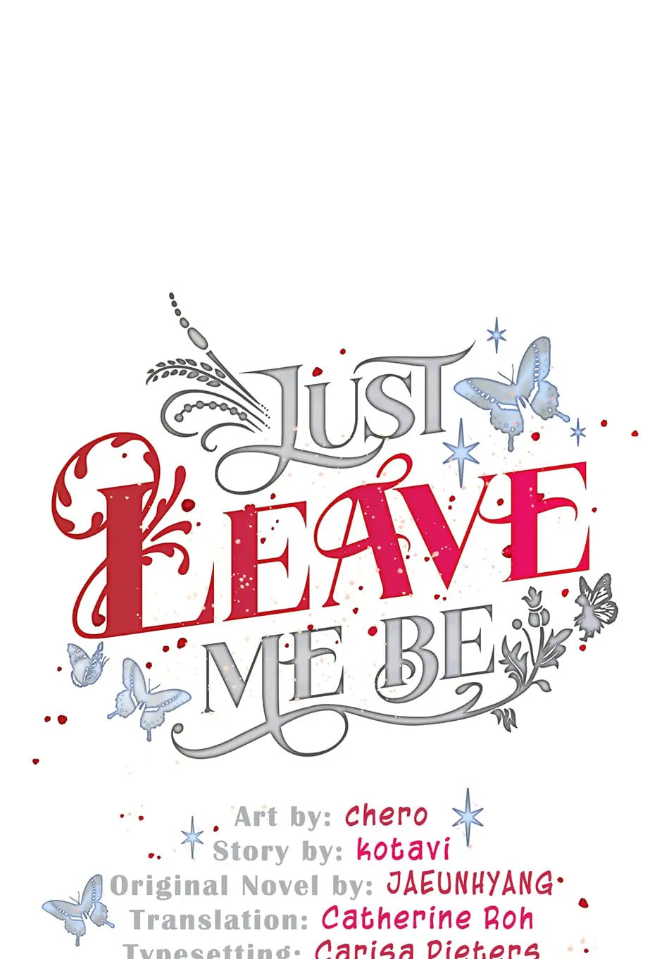 Just Leave Me Be image