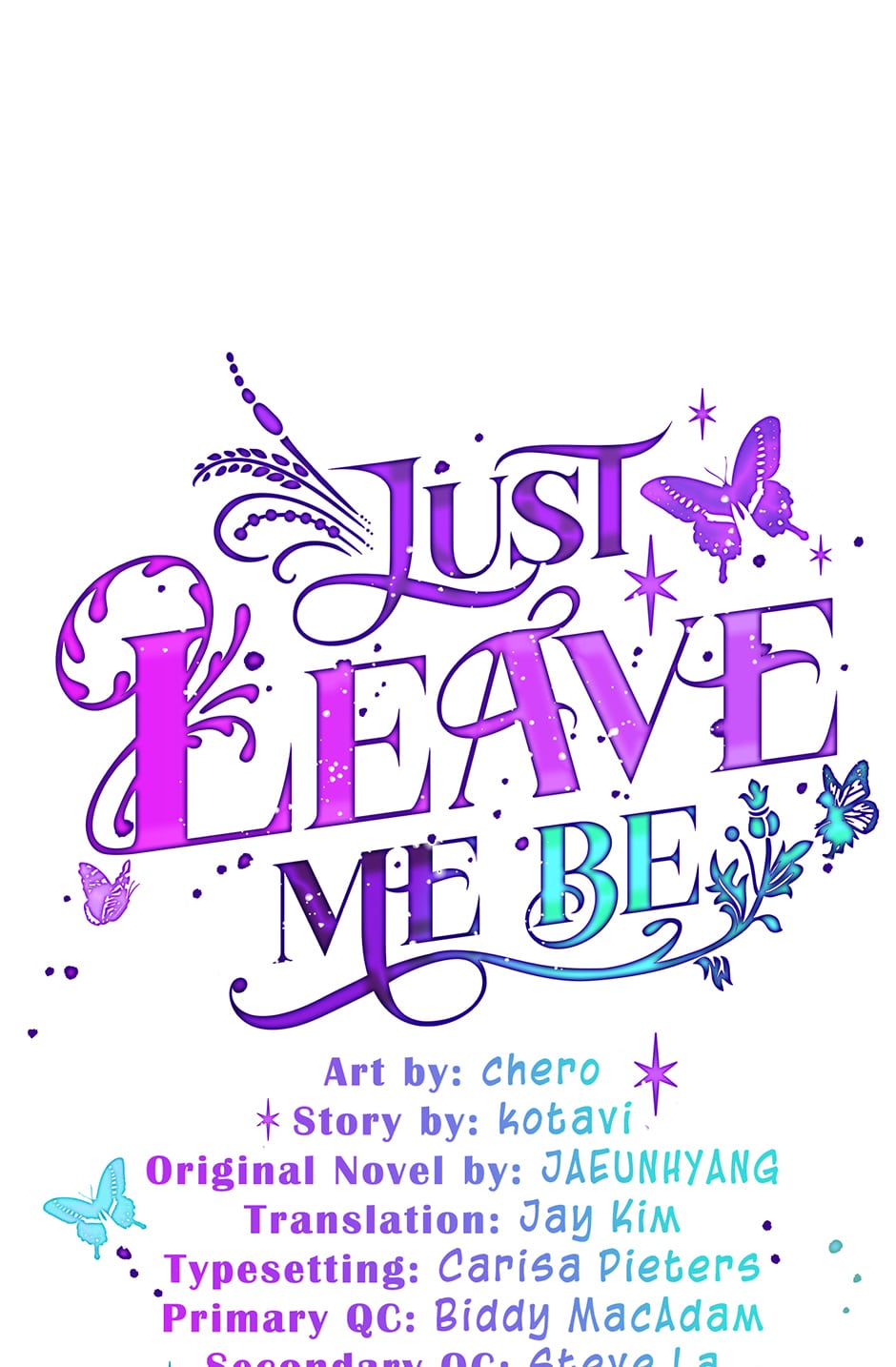 Just Leave Me Be image