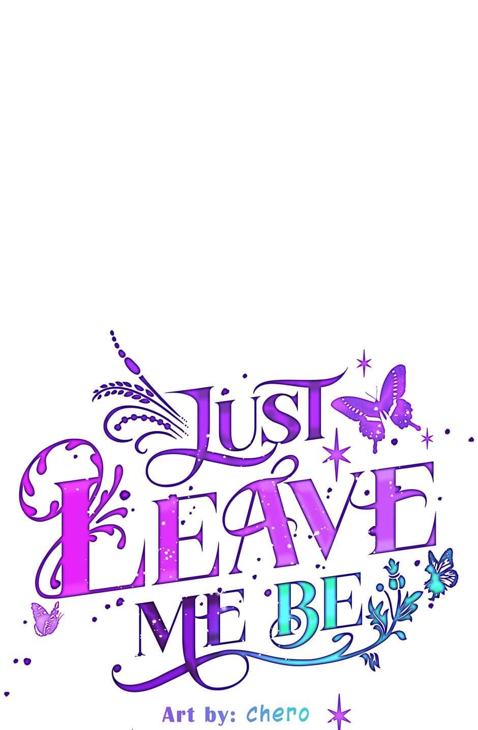 Just Leave Me Be image