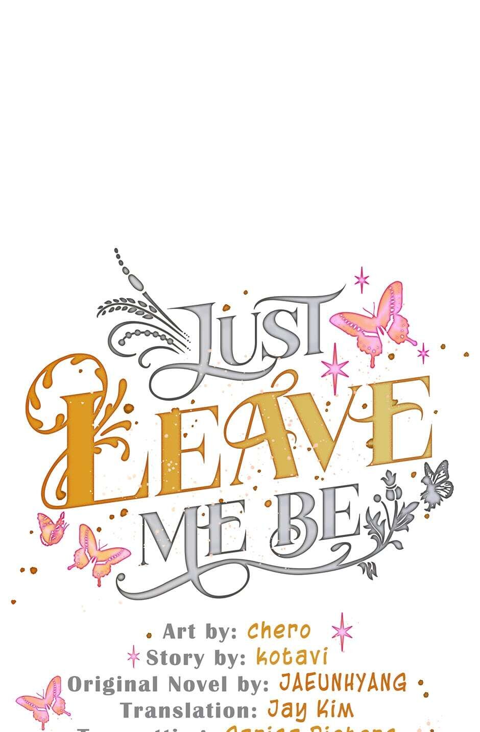 Just Leave Me Be image