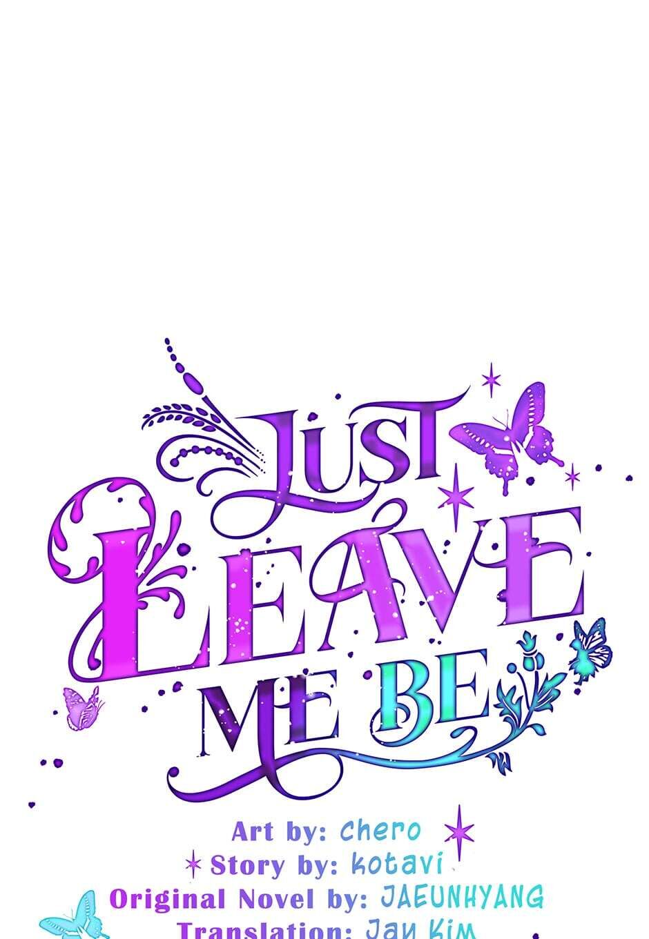 Just Leave Me Be image