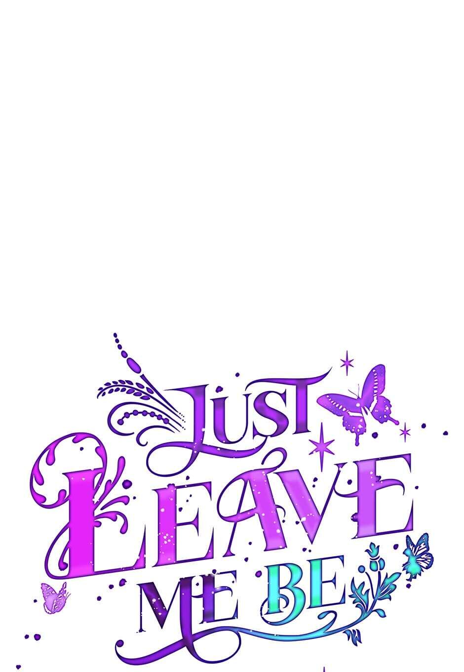 Just Leave Me Be image