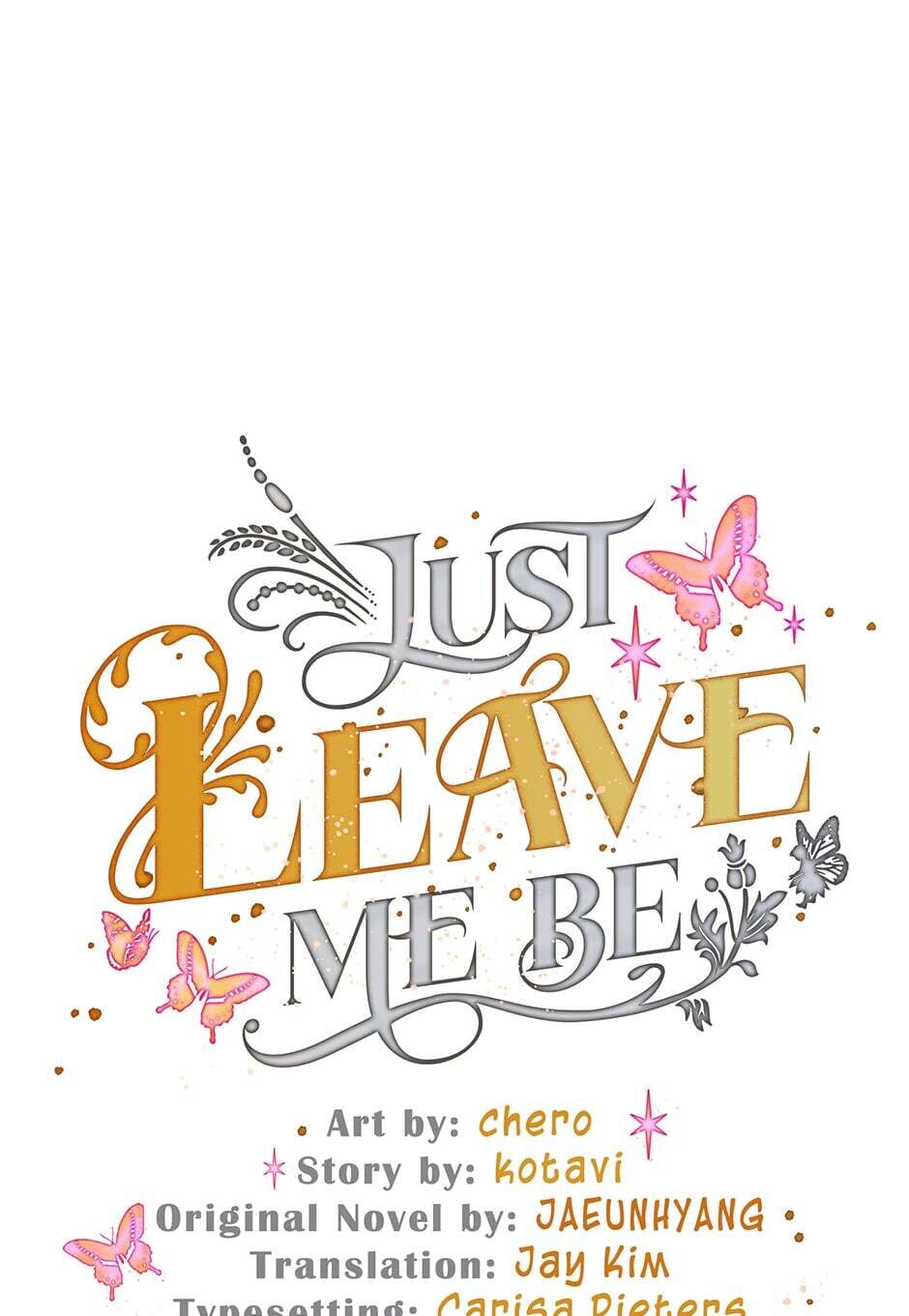 Just Leave Me Be image