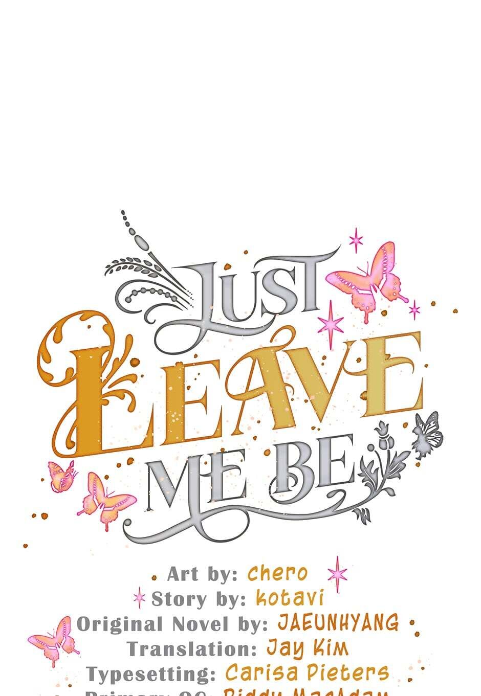 Just Leave Me Be image