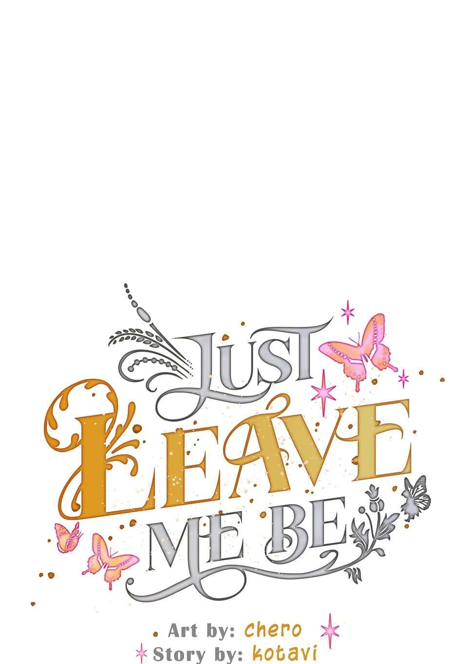 Just Leave Me Be image