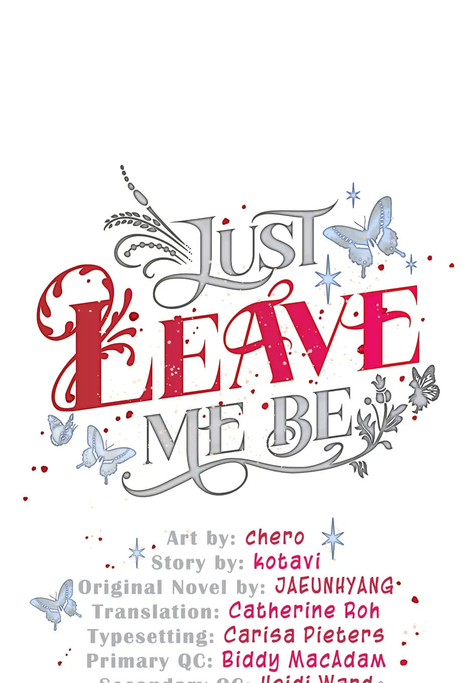 Just Leave Me Be image