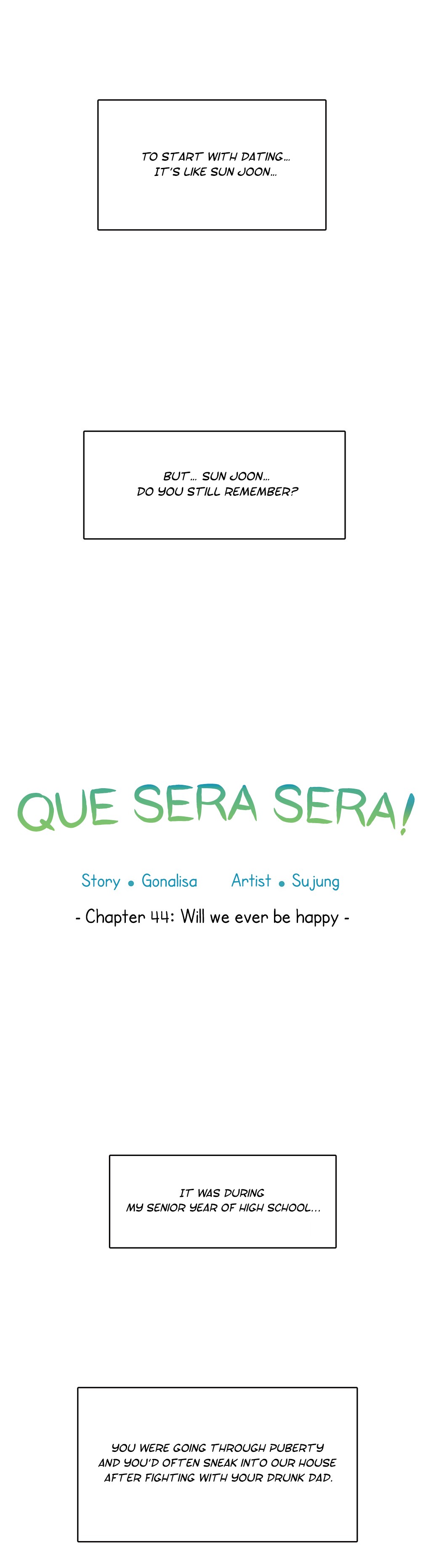 Que sera, sera image