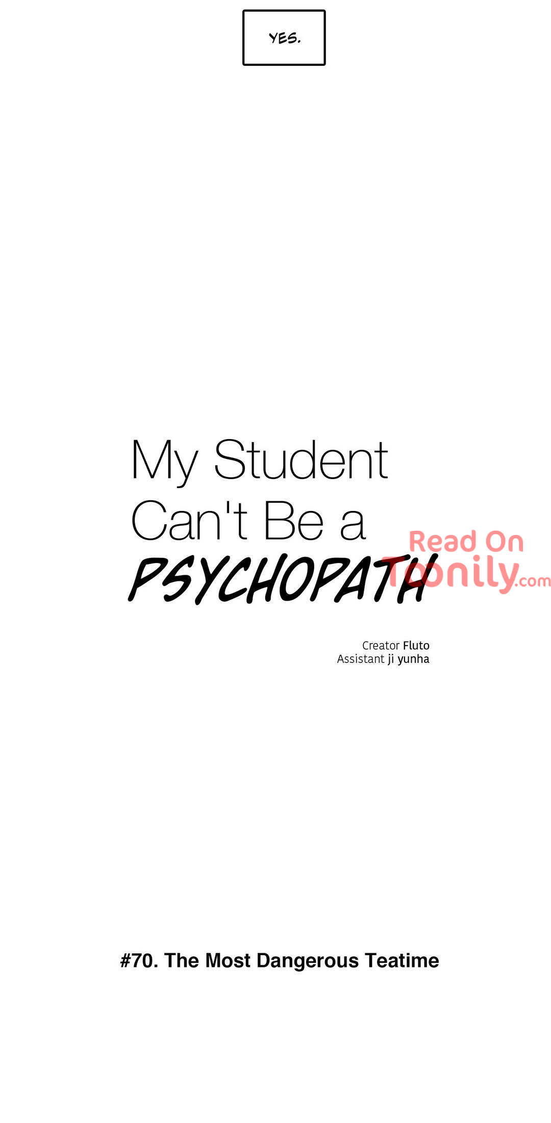 My Student Can’t Be a Psychopath image