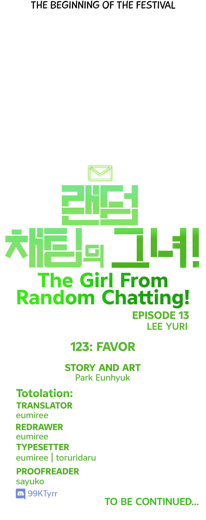 The Girl from Random Chatting! image