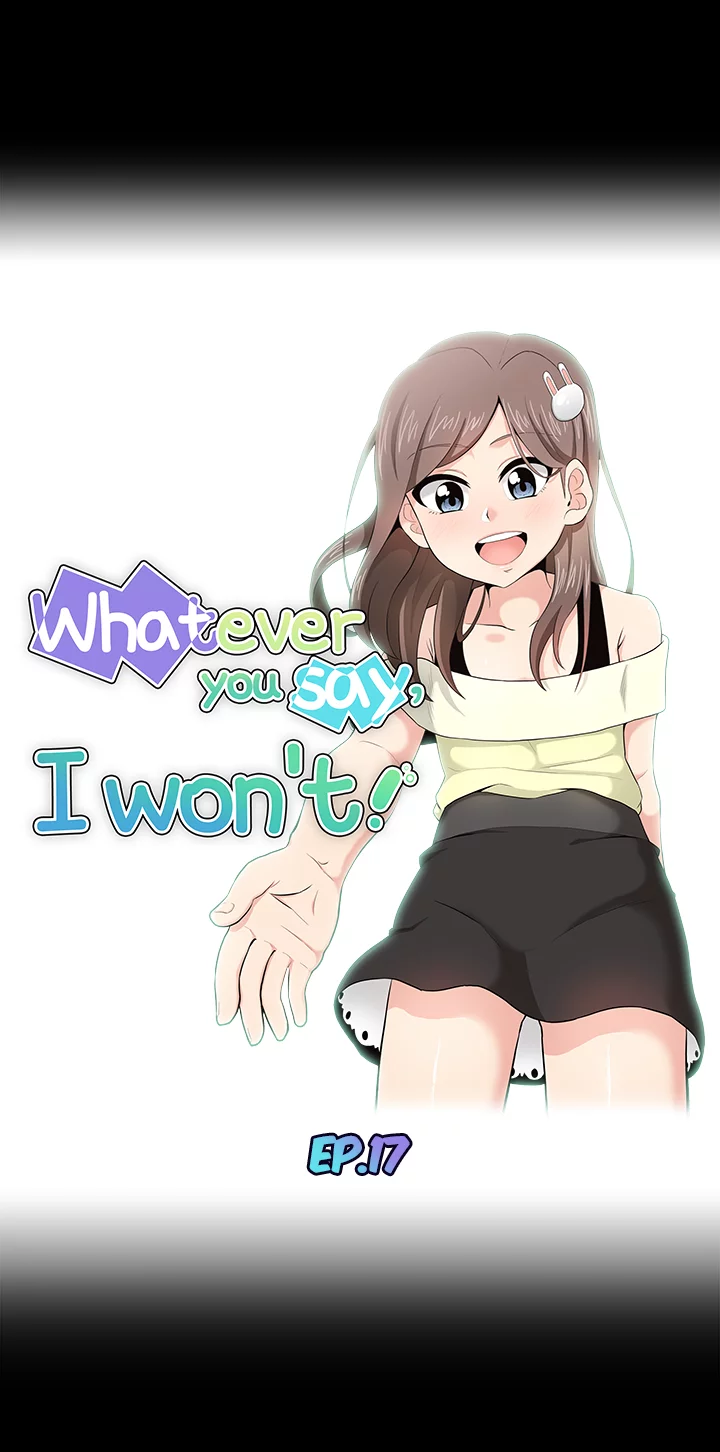 Whatever you say, I won’t! image